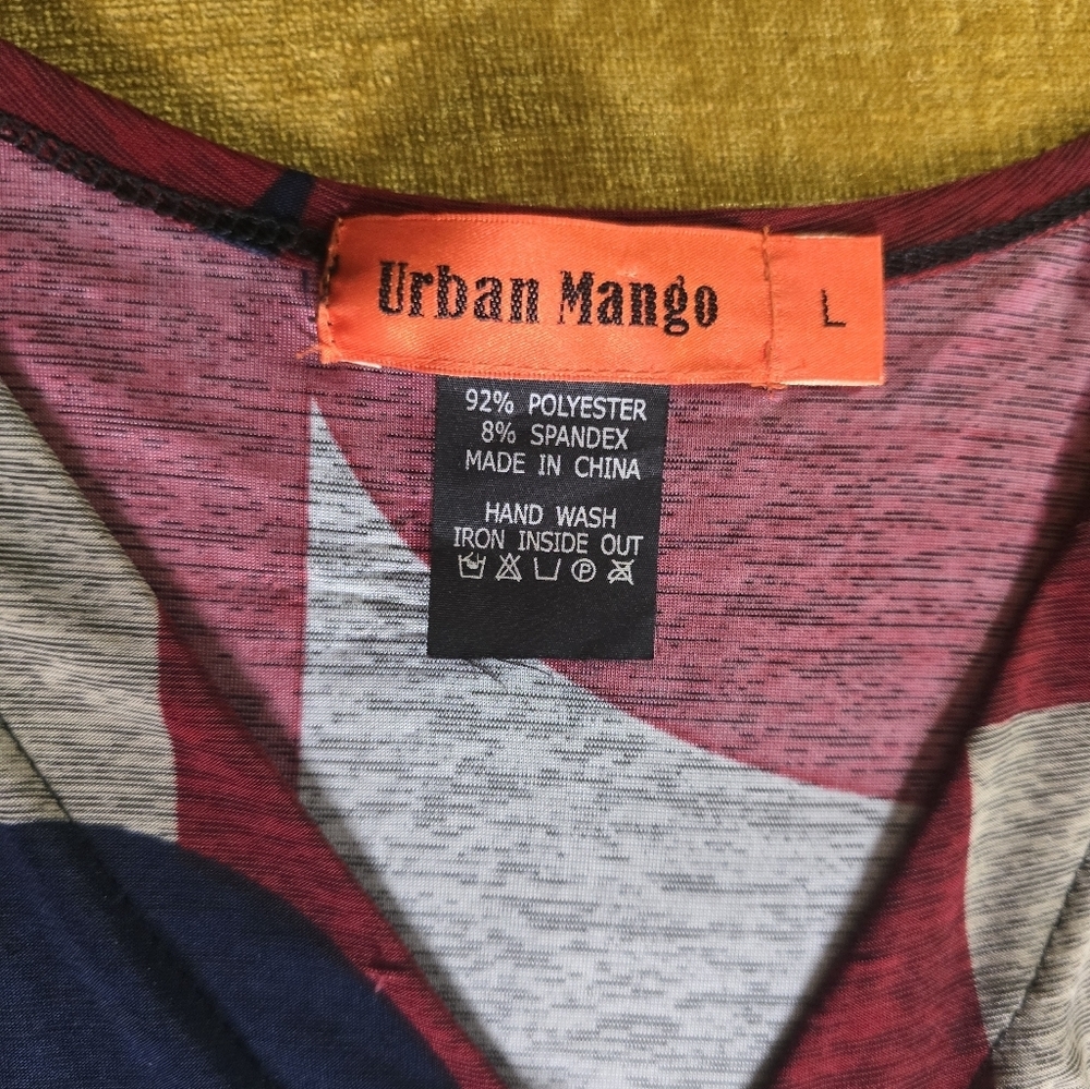 Urban Mango Colorful Geometric Pattern Top - Picture 2 of 3